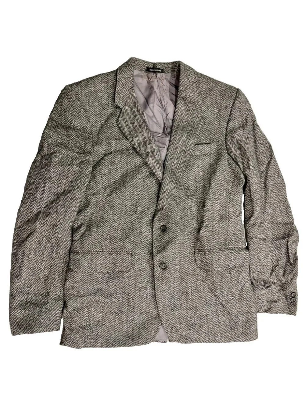 Kevin & Howlin Dublin VTG 70s 80s Donegal Tweed Blazer Jacket 38R Handwoven Wool